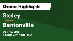 Staley  vs Bentonville  Game Highlights - Dec. 10, 2022