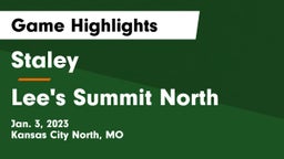 Staley  vs Lee's Summit North  Game Highlights - Jan. 3, 2023