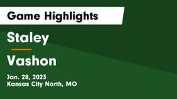 Staley  vs Vashon  Game Highlights - Jan. 28, 2023