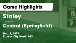 Staley  vs Central  (Springfield) Game Highlights - Dec. 2, 2023