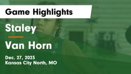 Staley  vs Van Horn  Game Highlights - Dec. 27, 2023