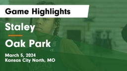 Staley  vs Oak Park  Game Highlights - March 5, 2024