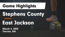 Stephens County  vs East Jackson  Game Highlights - March 4, 2022