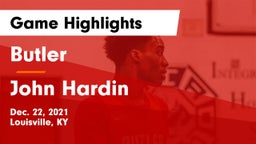 Butler  vs John Hardin  Game Highlights - Dec. 22, 2021