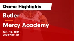 Butler  vs Mercy Academy Game Highlights - Jan. 12, 2024