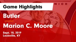 Butler  vs Marion C. Moore  Game Highlights - Sept. 18, 2019