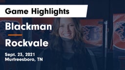 Blackman  vs Rockvale  Game Highlights - Sept. 23, 2021