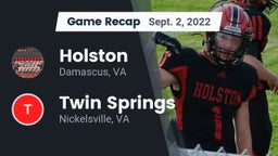 Recap: Holston  vs. Twin Springs  2022