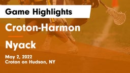 Croton-Harmon  vs Nyack  Game Highlights - May 2, 2022