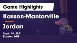 Kasson-Mantorville  vs Jordan  Game Highlights - Sept. 18, 2021