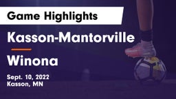 Kasson-Mantorville  vs Winona  Game Highlights - Sept. 10, 2022