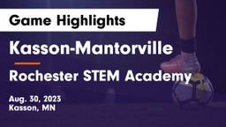 Kasson-Mantorville  vs Rochester STEM Academy Game Highlights - Aug. 30, 2023