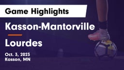 Kasson-Mantorville  vs Lourdes  Game Highlights - Oct. 3, 2023