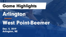 Arlington  vs West Point-Beemer  Game Highlights - Dec. 5, 2019