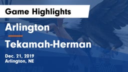 Arlington  vs Tekamah-Herman  Game Highlights - Dec. 21, 2019