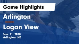 Arlington  vs Logan View  Game Highlights - Jan. 21, 2020