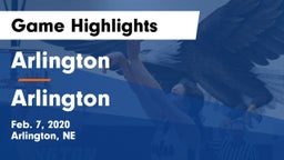 Arlington  vs Arlington  Game Highlights - Feb. 7, 2020