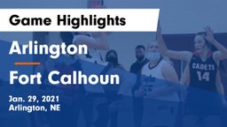 Arlington  vs Fort Calhoun  Game Highlights - Jan. 29, 2021