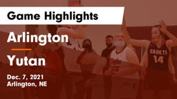 Arlington  vs Yutan  Game Highlights - Dec. 7, 2021