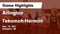 Arlington  vs Tekamah-Herman  Game Highlights - Dec. 18, 2021