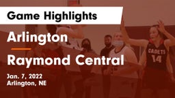 Arlington  vs Raymond Central  Game Highlights - Jan. 7, 2022