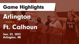 Arlington  vs Ft. Calhoun Game Highlights - Jan. 22, 2022