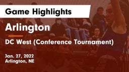 Arlington  vs DC West (Conference Tournament) Game Highlights - Jan. 27, 2022