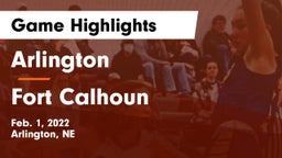 Arlington  vs Fort Calhoun  Game Highlights - Feb. 1, 2022