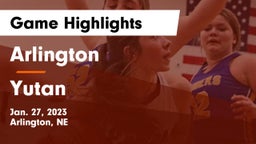 Arlington  vs Yutan  Game Highlights - Jan. 27, 2023