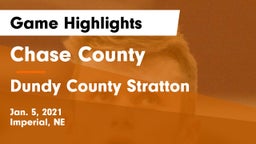 Chase County  vs Dundy County Stratton  Game Highlights - Jan. 5, 2021