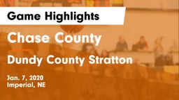 Chase County  vs Dundy County Stratton  Game Highlights - Jan. 7, 2020