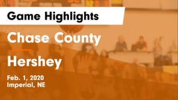 Chase County  vs Hershey  Game Highlights - Feb. 1, 2020