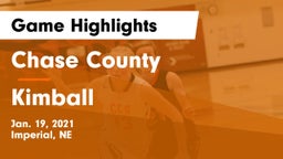 Chase County  vs Kimball  Game Highlights - Jan. 19, 2021