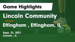 Lincoln Community  vs Effingham , Effingham, IL Game Highlights - Sept. 23, 2021