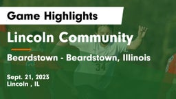 Lincoln Community  vs Beardstown  - Beardstown, Illinois Game Highlights - Sept. 21, 2023