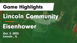 Lincoln Community  vs Eisenhower  Game Highlights - Oct. 3, 2023