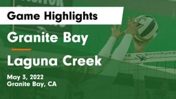 Granite Bay  vs Laguna Creek  Game Highlights - May 3, 2022