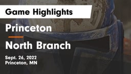 Princeton  vs North Branch  Game Highlights - Sept. 26, 2022