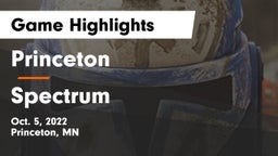 Princeton  vs Spectrum Game Highlights - Oct. 5, 2022