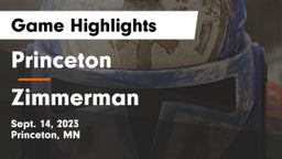 Princeton  vs Zimmerman  Game Highlights - Sept. 14, 2023