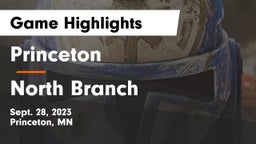 Princeton  vs North Branch  Game Highlights - Sept. 28, 2023