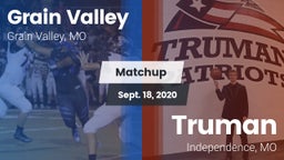 Matchup: Grain Valley High vs. Truman  2020