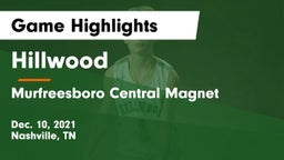 Hillwood  vs Murfreesboro Central Magnet Game Highlights - Dec. 10, 2021