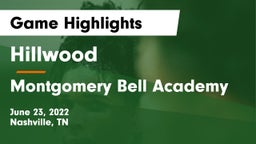 Hillwood  vs Montgomery Bell Academy Game Highlights - June 23, 2022