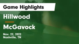 Hillwood  vs McGavock  Game Highlights - Nov. 22, 2022