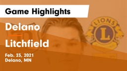 Delano  vs Litchfield  Game Highlights - Feb. 23, 2021