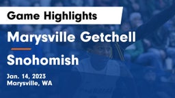 Marysville Getchell  vs Snohomish Game Highlights - Jan. 14, 2023