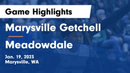 Marysville Getchell  vs Meadowdale  Game Highlights - Jan. 19, 2023
