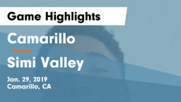 Camarillo  vs Simi Valley Game Highlights - Jan. 29, 2019