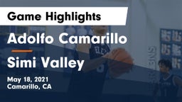 Adolfo Camarillo  vs Simi Valley  Game Highlights - May 18, 2021